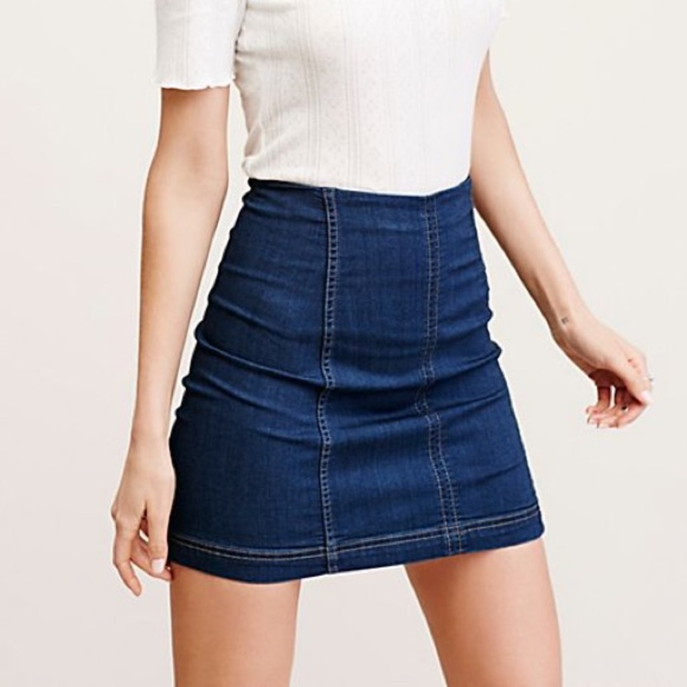 FP Modern Femme Denim Mini Skirt